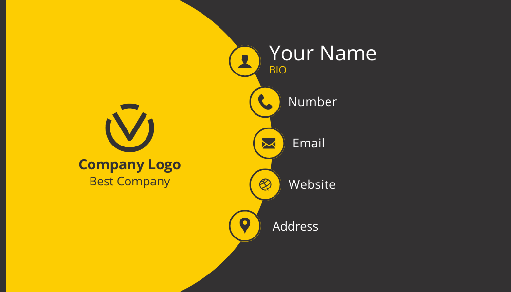 Professional business card